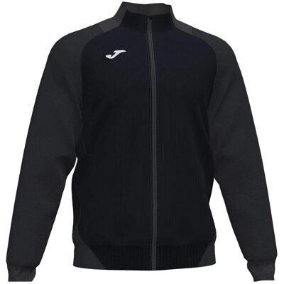 Jaqueta Joma Essential II Preta com Zíper Completo - Roupas Esportivas Jaqueta Joma Essential II Preta com Zíper Completo - Roupas Esportivas
