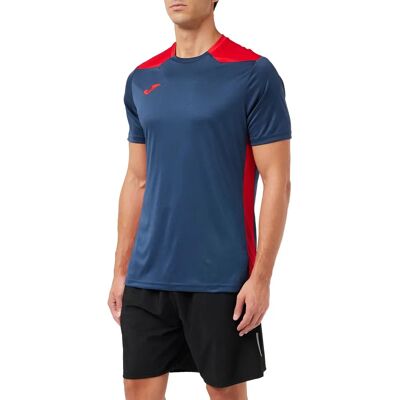 Dziecięcy T-shirt do fitnessu JOMA - Niebieski Dziecięcy T-shirt do fitnessu JOMA - Niebieski