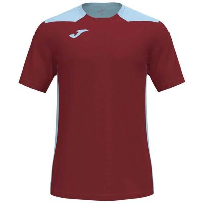 Camiseta Deportiva JOMA - Manga Corta, Paneles en Contraste, Logotipo Bordado Camiseta Deportiva JOMA - Manga Corta, Paneles en Contraste, Logotipo Bordado