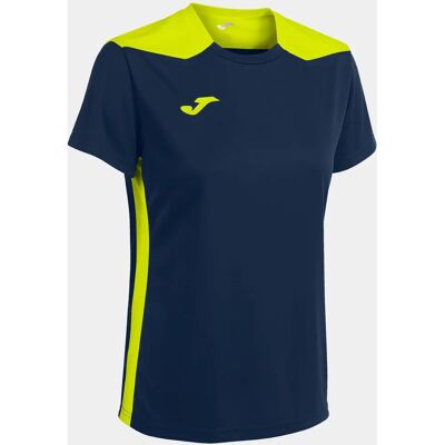 T-shirt de football à manches courtes Joma Championship VI marine jaune - T-Shirt T-shirt de football à manches courtes Joma Championship VI marine jaune - T-Shirt
