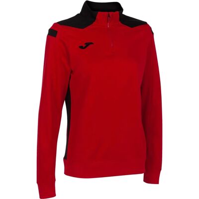 Sudadera Joma Championship VI Rojo Negro Mujer - Sin Capucha Sudadera Joma Championship VI Rojo Negro Mujer - Sin Capucha