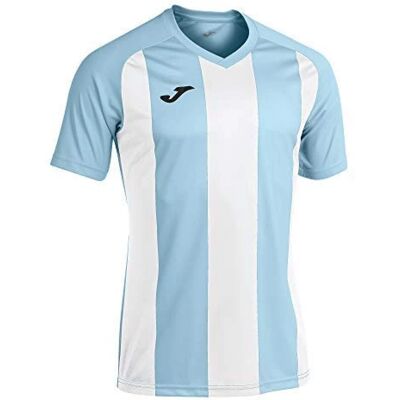 Camiseta JOMA Pisa II Azul Cielo Cuello en V Manga Corta - Camiseta Camiseta JOMA Pisa II Azul Cielo Cuello en V Manga Corta - Camiseta