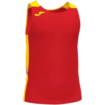 T-Shirt de Football JOMA Record Ii Rouge Jaune pour Garçons - T-Shirt T-Shirt de Football JOMA Record Ii Rouge Jaune pour Garçons - T-Shirt