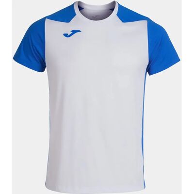 Joma Record II Sport-T-Shirt Blau/Weiß Joma Record II Sport-T-Shirt Blau/Weiß
