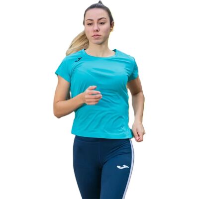 Joma Lichtblauwe Short Sleeve Hardloop T-shirt - T-Shirt Joma Lichtblauwe Short Sleeve Hardloop T-shirt - T-Shirt