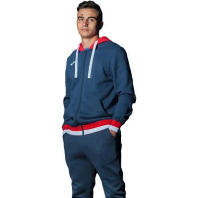 Sudadera unisex Kidinn 158cm con cremallera completa Sudadera unisex Kidinn 158cm con cremallera completa