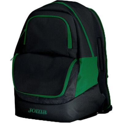 Joma Diamond II Backpack BlackGreen - Football Equipment Joma Diamond II Backpack BlackGreen - Football Equipment