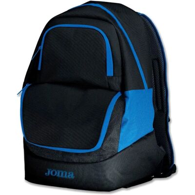 Joma Diamond II Rucksack Schwarz/Blau - Fußballausrüstung Joma Diamond II Rucksack Schwarz/Blau - Fußballausrüstung