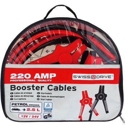 Sumex Startkabel - 220A, 3m - Herbruikbare PVC-Tas Sumex Startkabel - 220A, 3m - Herbruikbare PVC-Tas