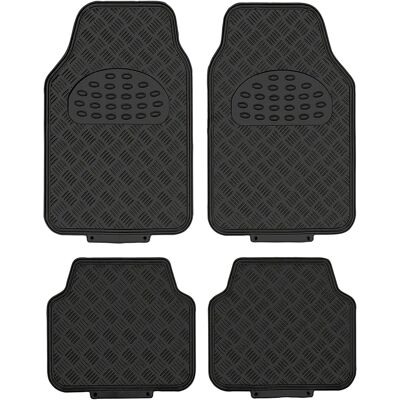 RACE SPORT Tapis de Voiture - Set de 4 - Noir - Publicité RACE SPORT Tapis de Voiture - Set de 4 - Noir - Publicité