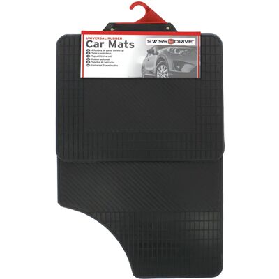Daytona Car Floor Mats - Set of 4 Rubber - Non-slip, Easy Clean Daytona Car Floor Mats - Set of 4 Rubber - Non-slip, Easy Clean