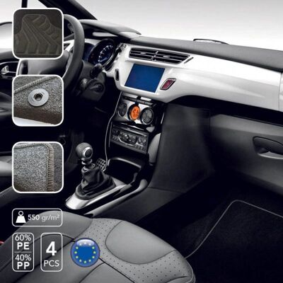 Tapis de sol sur mesure Nissan Qashqai 2007-2014 - Set de 4 Tapis de sol sur mesure Nissan Qashqai 2007-2014 - Set de 4