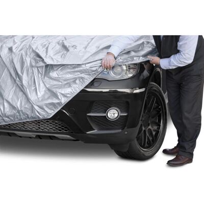 Housse de voiture XL 530x175x120cm - PVC - Publicité Housse de voiture XL 530x175x120cm - PVC - Publicité