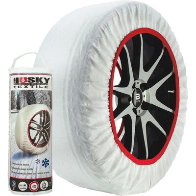 Husky HUSTX02 Zwartkettingen - Wit, Medium - Zwartkettingen Husky HUSTX02 Zwartkettingen - Wit, Medium - Zwartkettingen