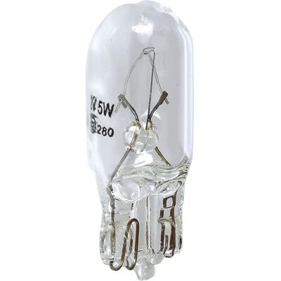 Sumex T10 12V 5W Witte Wedge Lamp - 10 Stuks Sumex T10 12V 5W Witte Wedge Lamp - 10 Stuks