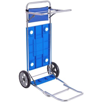 Carro portasillas plegable para camping y playa - LOLAHOME - Carro Carro portasillas plegable para camping y playa - LOLAHOME - Carro