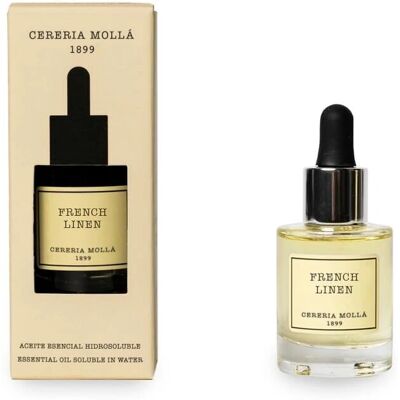 Huile Essentielle French Linen Cereria Molla - Soluble dans l'eau 30ml - Publicité Huile Essentielle French Linen Cereria Molla - Soluble dans l'eau 30ml - Publicité