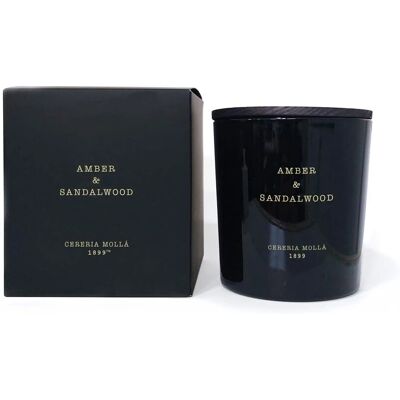 Cereria Molla - Bougie parfumée ambre & santal - 600g - Publicité Cereria Molla - Bougie parfumée ambre & santal - 600g - Publicité