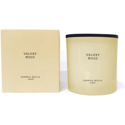 Cereria Molla Velvet Wood XL Bougie au soja - Jusqu'à 80h - Publicité Cereria Molla Velvet Wood XL Bougie au soja - Jusqu'à 80h - Publicité