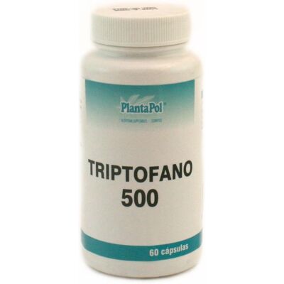 Plantapol Triptofano 500 60 cápsulas - Suplemento dietético Plantapol Triptofano 500 60 cápsulas - Suplemento dietético