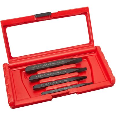 Juego de Extractores de Tornillos Forza 5010N - Maleta Roja Juego de Extractores de Tornillos Forza 5010N - Maleta Roja