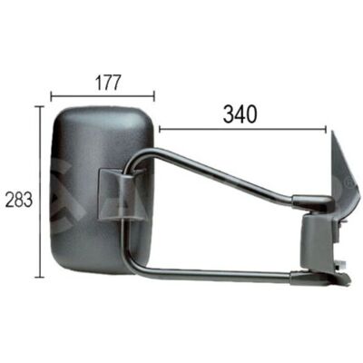Alkar 9202963 Rétroviseur convexe droit - Rétroviseur Alkar 9202963 Rétroviseur convexe droit - Rétroviseur