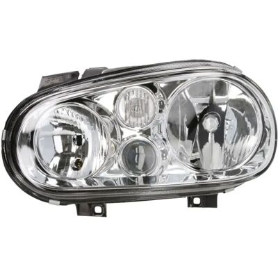 DEPO Linker koplamp - H1, W5W, H3, PY21W, H7 - Chroom - Voor VW Golf - Koplamp DEPO Linker koplamp - H1, W5W, H3, PY21W, H7 - Chroom - Voor VW Golf - Koplamp