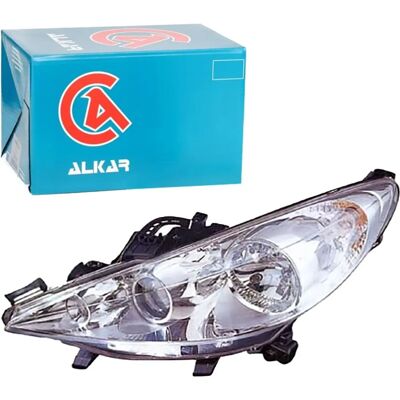 Alkar 2755283 Scheinwerfer - links Chrom mit Elektromotor Alkar 2755283 Scheinwerfer - links Chrom mit Elektromotor