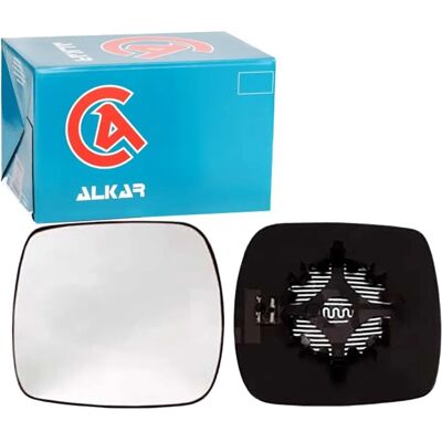 Alkar Model 6433160 Zijspiegelglas - Convex, Verwarmd, Renault Kangoo Alkar Model 6433160 Zijspiegelglas - Convex, Verwarmd, Renault Kangoo