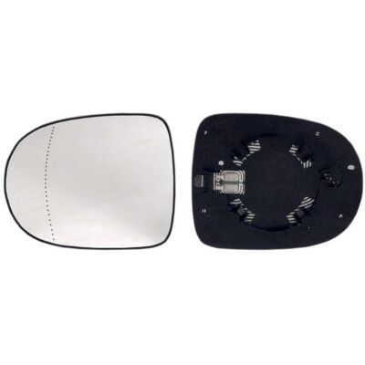 Verre de rétroviseur latéral Renault Clio - Convexe chauffant - Qualité OEM Verre de rétroviseur latéral Renault Clio - Convexe chauffant - Qualité OEM