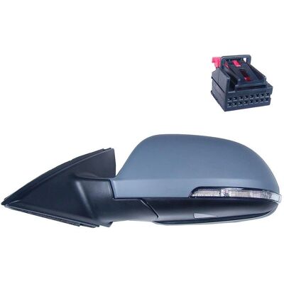 Alkar Skoda Side Mirror - Primed - Heated - Foldable Alkar Skoda Side Mirror - Primed - Heated - Foldable