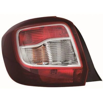 DEPO 551-19A7L-UE2 Baklykta - Vänster, Svart, Dacia Sandero 2 DEPO 551-19A7L-UE2 Baklykta - Vänster, Svart, Dacia Sandero 2