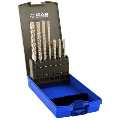 Juego de 7 brocas para hormigón IZAR ZENTRO4 5-12mm Juego de 7 brocas para hormigón IZAR ZENTRO4 5-12mm