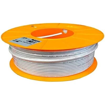Cable coaxial de cobre apantallado Televes - 100m Blanco Cable coaxial de cobre apantallado Televes - 100m Blanco