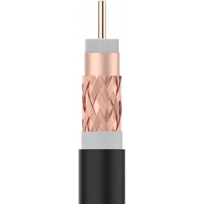 Cable coaxial Televes T100plus - 100m Negro, Doble Blindaje Cable coaxial Televes T100plus - 100m Negro, Doble Blindaje