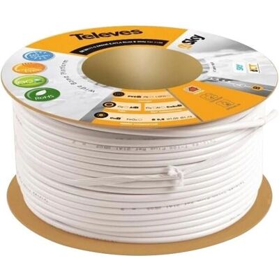 Kabel koncentryczny Televes T-100 - 100M - Klasa A Kabel koncentryczny Televes T-100 - 100M - Klasa A