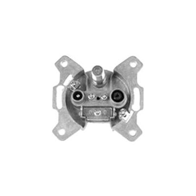 Televes SD33ST-DC Steckdose - 3-fach Koaxial, Silber Televes SD33ST-DC Steckdose - 3-fach Koaxial, Silber
