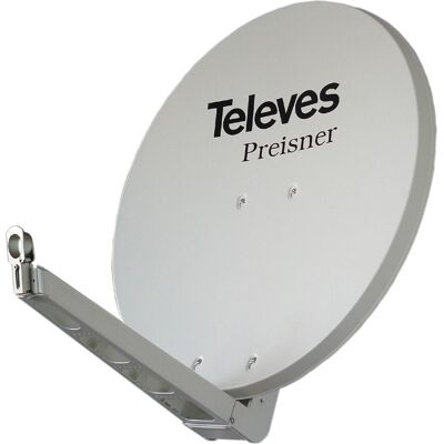 Televes S75QSD-W Satellitenantenne - 10,7-12,75 GHz, Weiß Televes S75QSD-W Satellitenantenne - 10,7-12,75 GHz, Weiß