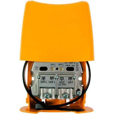 Televes - 561421 Nanokom - 28 dB - 3 entradas - Amplificador de mástil Televes - 561421 Nanokom - 28 dB - 3 entradas - Amplificador de mástil