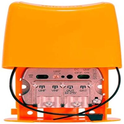 Televes Modello 561621 Amplificatore di segnale - UHF, VHF, Satellite Televes Modello 561621 Amplificatore di segnale - UHF, VHF, Satellite