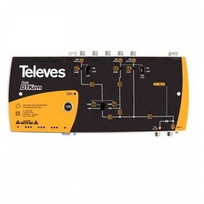 Amplificatore Televes - 534020 - 3 Ingressi, UHF, LTE700 Ready Amplificatore Televes - 534020 - 3 Ingressi, UHF, LTE700 Ready