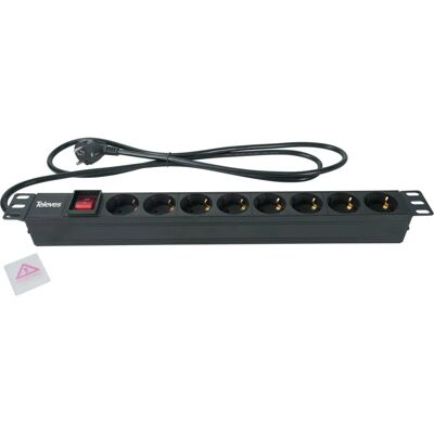 Televes Televes USDL8 Verlängerungskabel - 3 m, 8 Steckdosen, Schwarz Televes Televes USDL8 Verlängerungskabel - 3 m, 8 Steckdosen, Schwarz