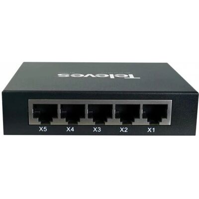 Televes Modell SWUM-1000-5 Ethernet Switch - 5 Ports Televes Modell SWUM-1000-5 Ethernet Switch - 5 Ports