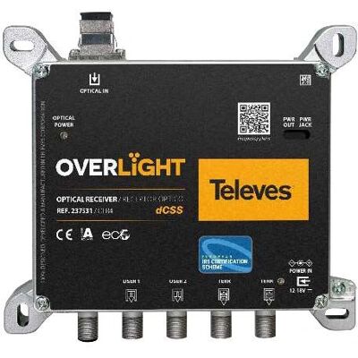 Televes OLR4 Optischer Rückumsetzer - Schwarz Televes OLR4 Optischer Rückumsetzer - Schwarz