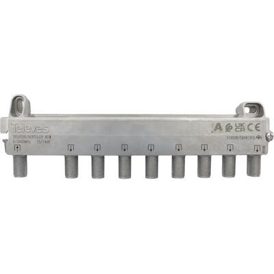 Rozgałęźnik Televes 519508 - 8-drożny F-connector 5-2400 MHz Rozgałęźnik Televes 519508 - 8-drożny F-connector 5-2400 MHz