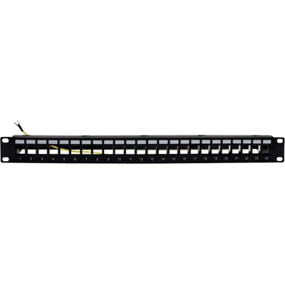 Panneau de Rack Serveur en Acier Televes UFB24RJ-A - 24 RJ45 Panneau de Rack Serveur en Acier Televes UFB24RJ-A - 24 RJ45
