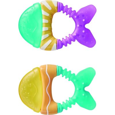 Juguetes de Morder de Agua para Bebés Saro - Diseño Pez - Varios Colores Juguetes de Morder de Agua para Bebés Saro - Diseño Pez - Varios Colores