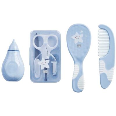 Estuche de Higiene para Bebés Saro - Kit de Higiene para Recién Nacidos - Azul Estuche de Higiene para Bebés Saro - Kit de Higiene para Recién Nacidos - Azul