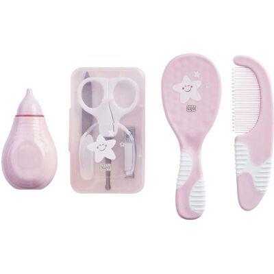 Saro Baby Hygiene Kit - Rosa, 6 deler Saro Baby Hygiene Kit - Rosa, 6 deler