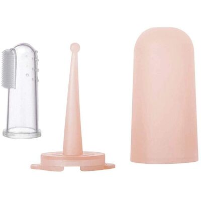 Cepillo de Dientes Saro Dedal - Silicona para Bebés - 6 Meses+ Cepillo de Dientes Saro Dedal - Silicona para Bebés - 6 Meses+